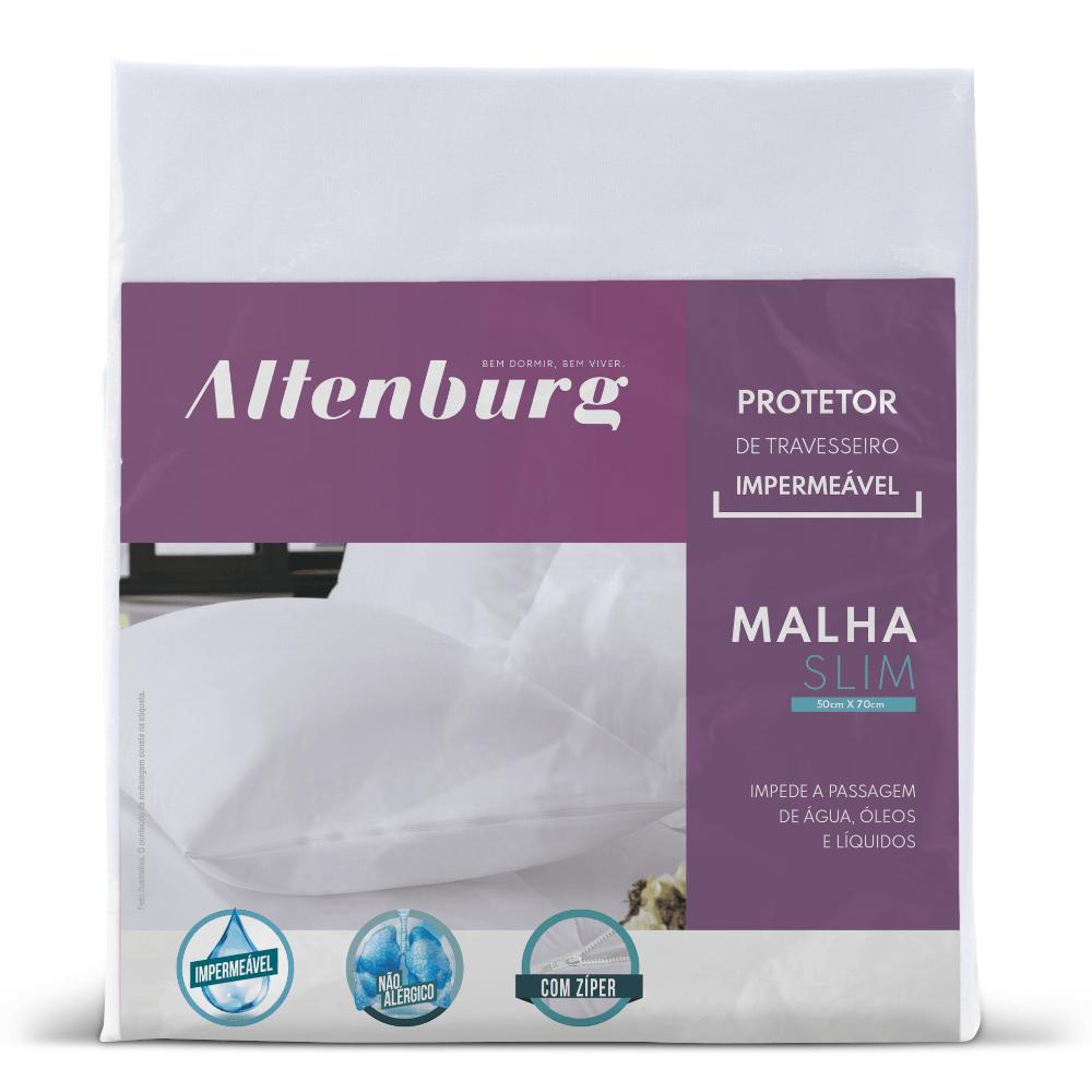 Protetor de Travesseiro Altenburg Impermeável Malha Slim 50cm x 70cm em Oferta na Shopee