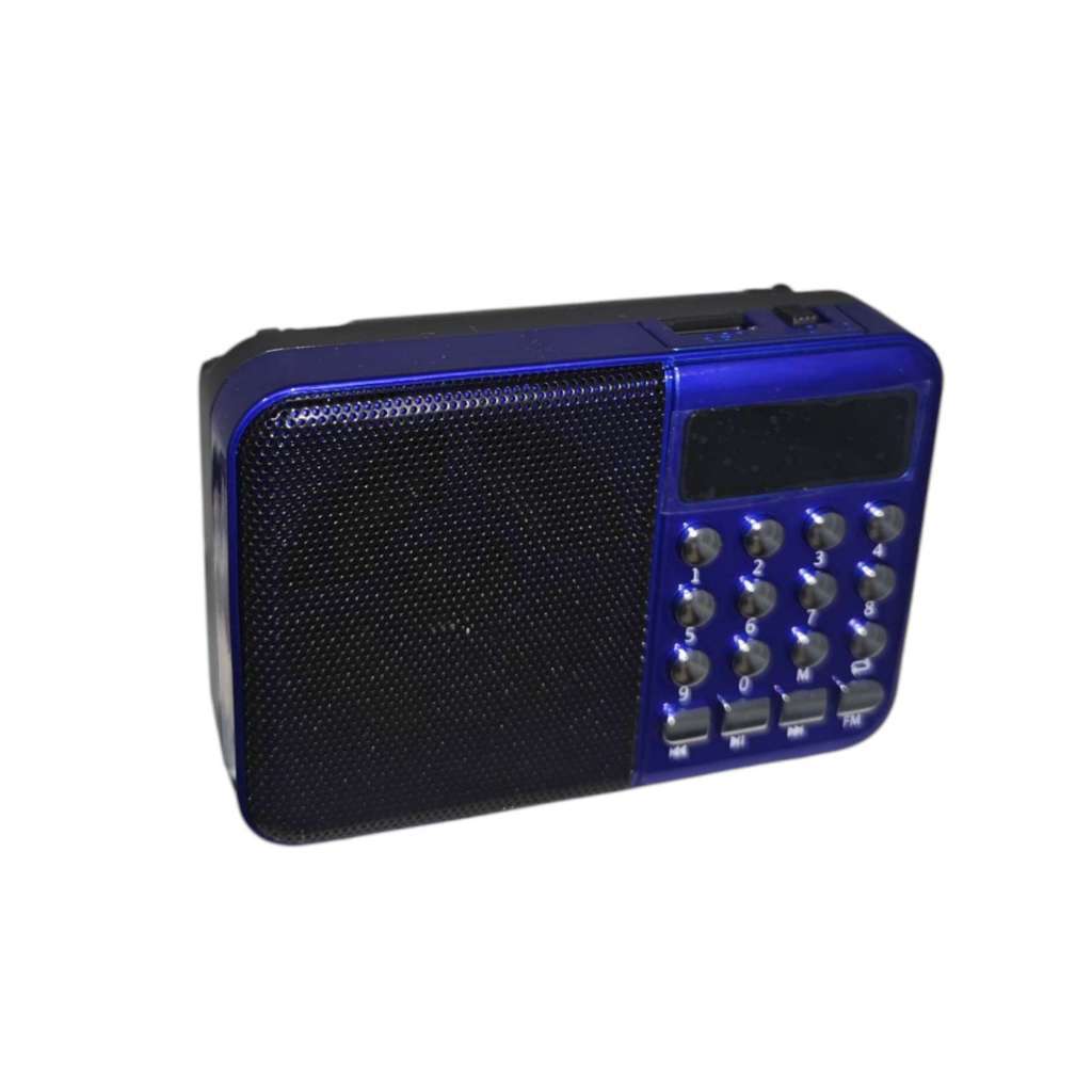 Rádio Retrô Fm Recarregável Bluetooth ÁTOMO Colorido Entrada De Cartão E De Fone De Ouvido MO-C3L--