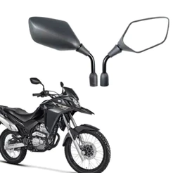 Par Retrovisor XRE 300 Ano 2019 a 2023 e Todos Modelos Honda Acompanha Alongador