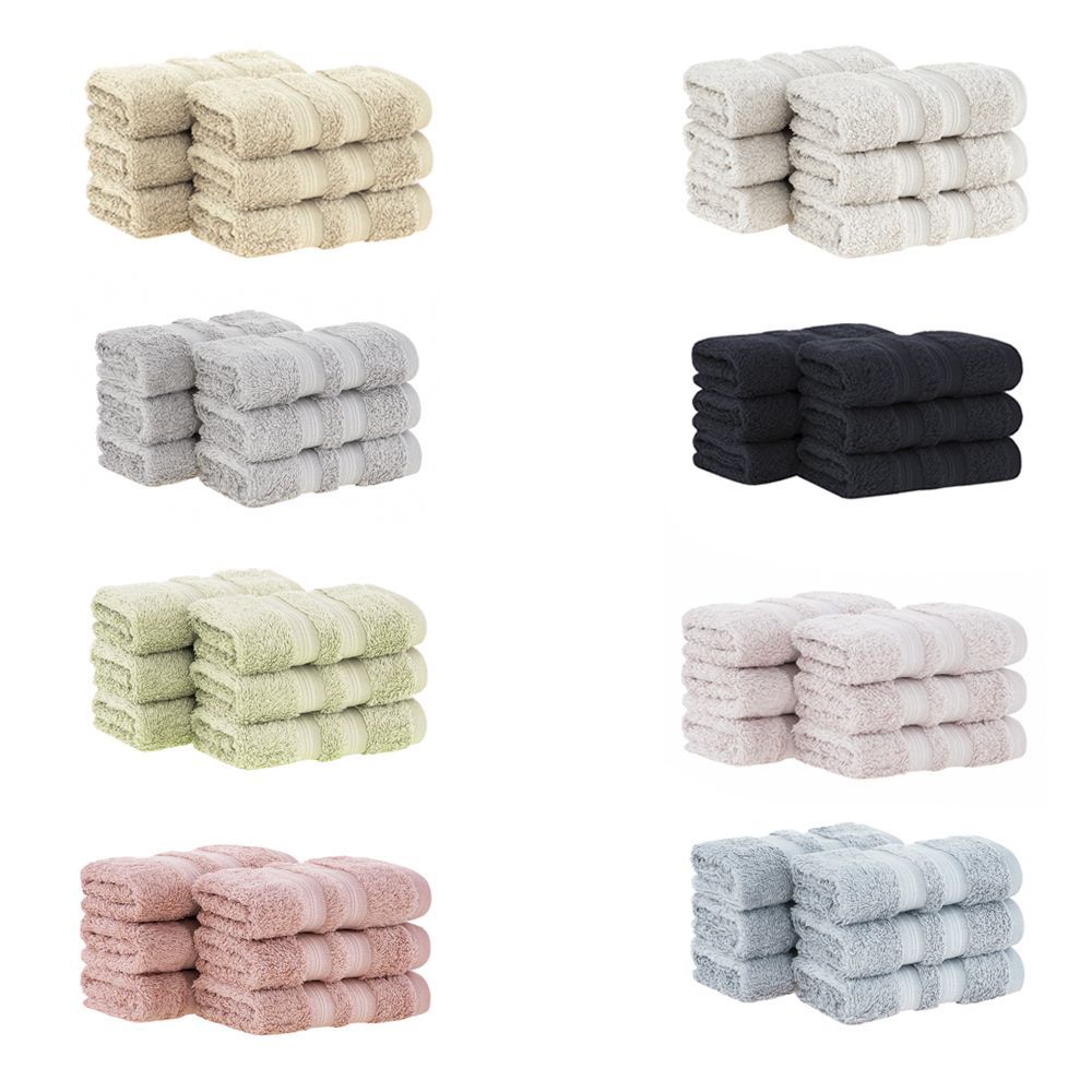 Kit 6 peças Toalha Lavabo Buddemeyer Algodão Egípcio em Oferta na Shopee