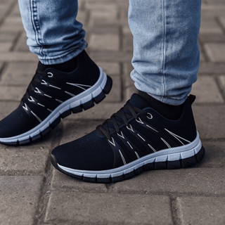 Tênis Esportivo Unissex Corrida Caminhada Academia 34 ao 43Leve Flexível Promoção Pronta Entrega em Oferta na Shopee