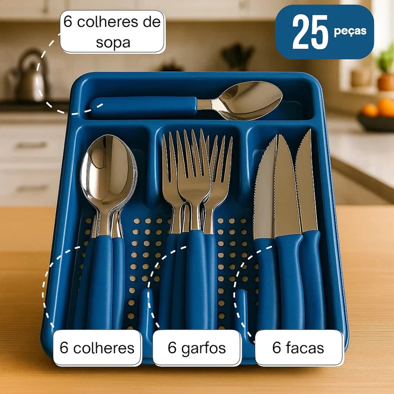 Talheres Premium: 73% OFF! 🥄