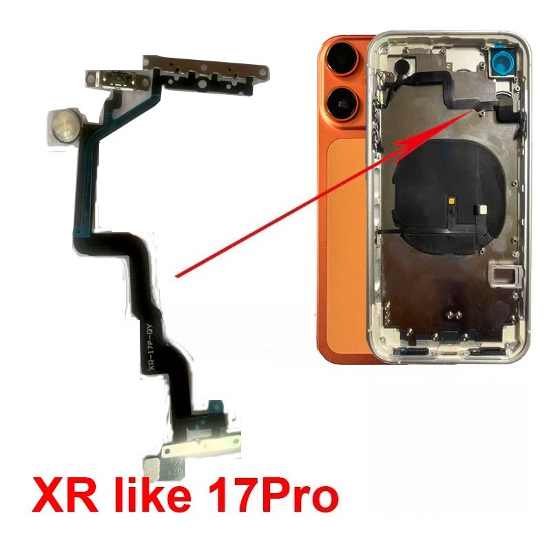 1 Peça Cabo Flexível De Interruptor De Flash Led De Alimentação/Volume Para iPhone XR Como 17Pro , A 17Pro Peças De Caix em Oferta na Shopee