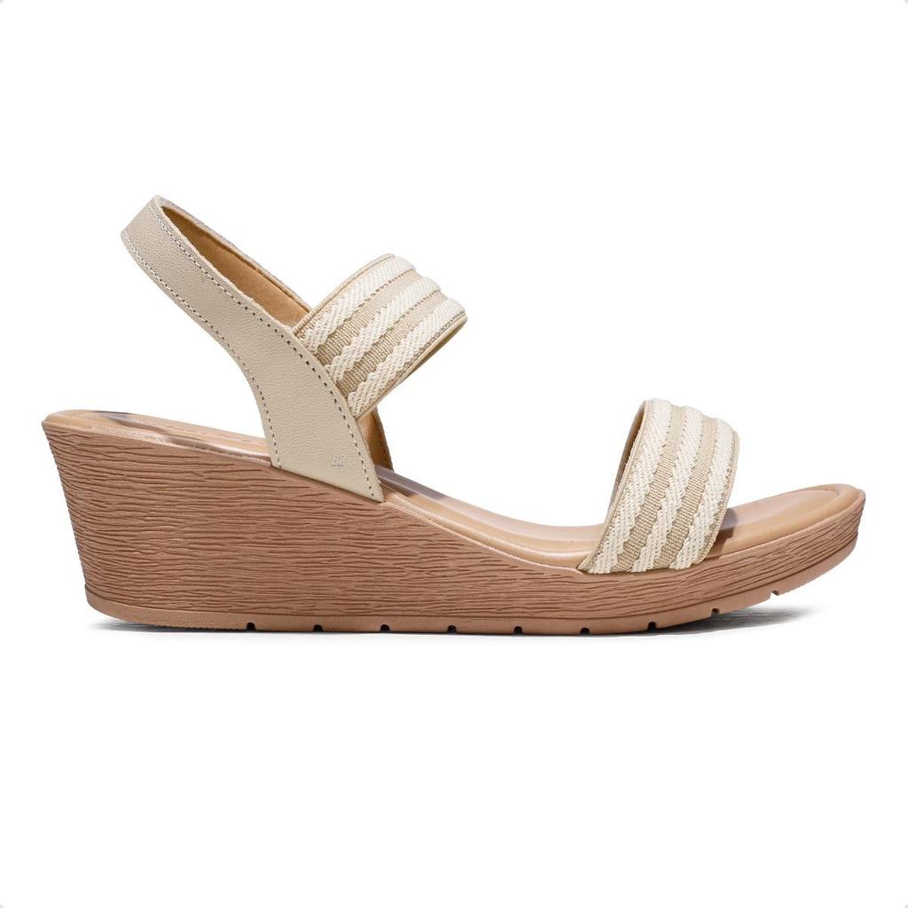 Sandália Usaflex Plataforma Multimateriais Feminina em Oferta na Shopee