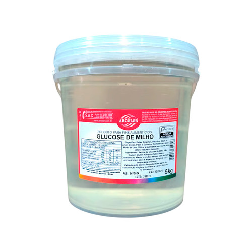 Glucose de Milho Xarope 5Kg Arcolor em Oferta na Shopee