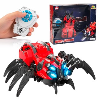 Robô Aranha De Controle Remoto Brinquedo Robô Com Movimento Fumaça Som Luz - Art Brink em Oferta na Shopee