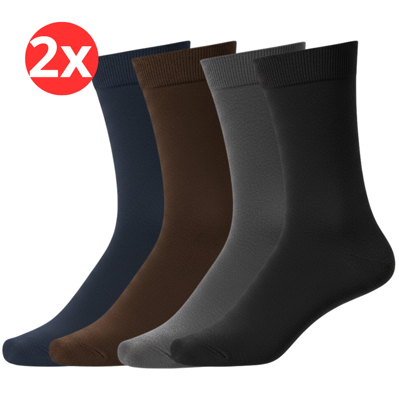 COMBO 2 MEIA SELENE MODAL MASCULINA CANO LONGO SOCIAL 8350