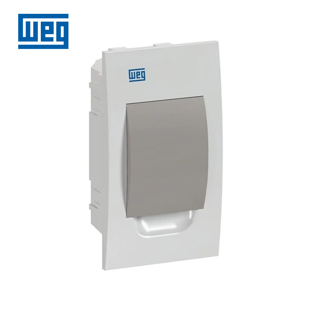 QUADRO DE DISTRIBUIÇÃO WEG QDW02-4-FE DE EMBUTIR PARA ATÉ 4 DISJUNTORES