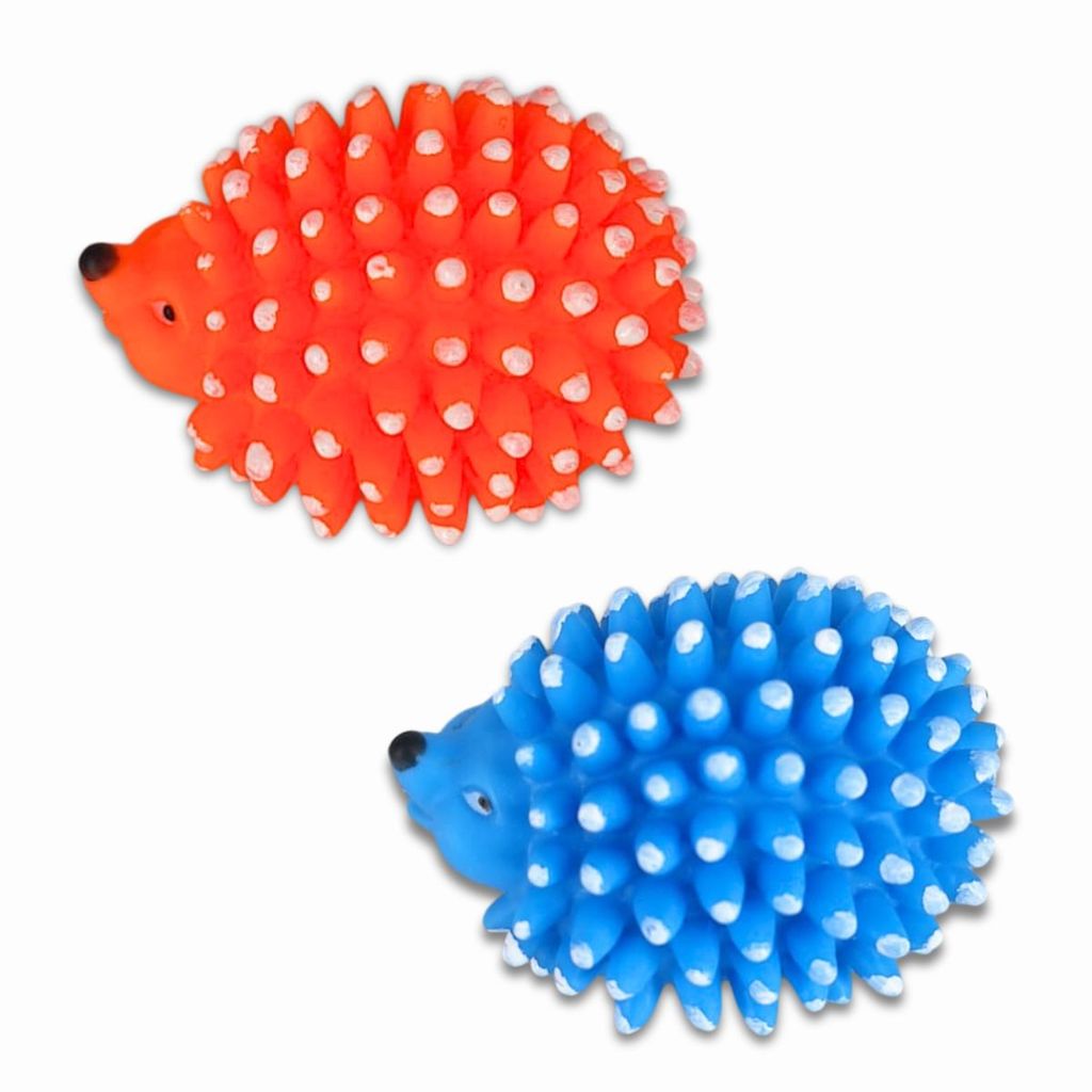 2X Brinquedo Pet Porco Espinho para Cães (9cm) Sortido RINGO