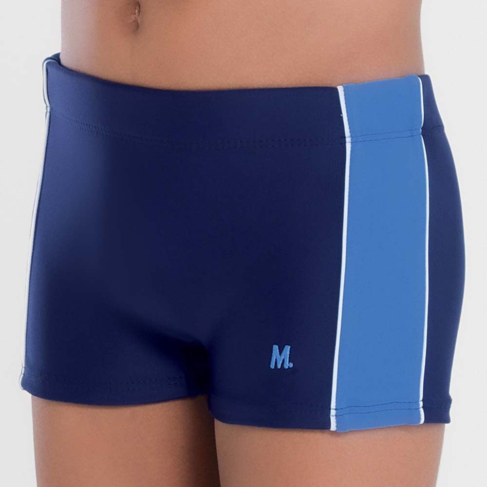 SUNGA BOXER LISA INFANTIL COM RECORTE