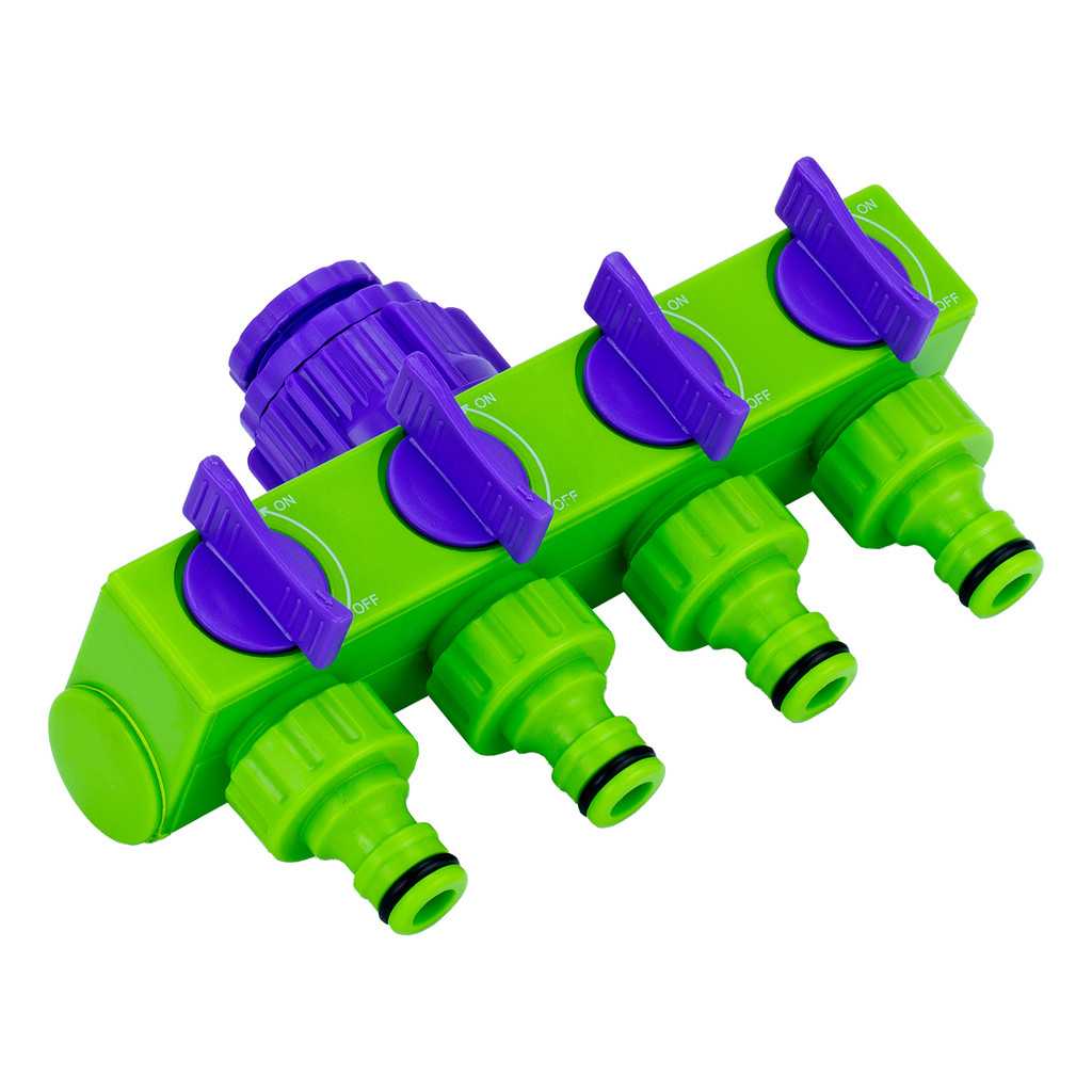 DISTRIBUIDOR DE GUA COM 4 DERIVACOES  1/2 - 3/4, AJUSTAVEL, 1PC // PALISAD em Oferta na Shopee