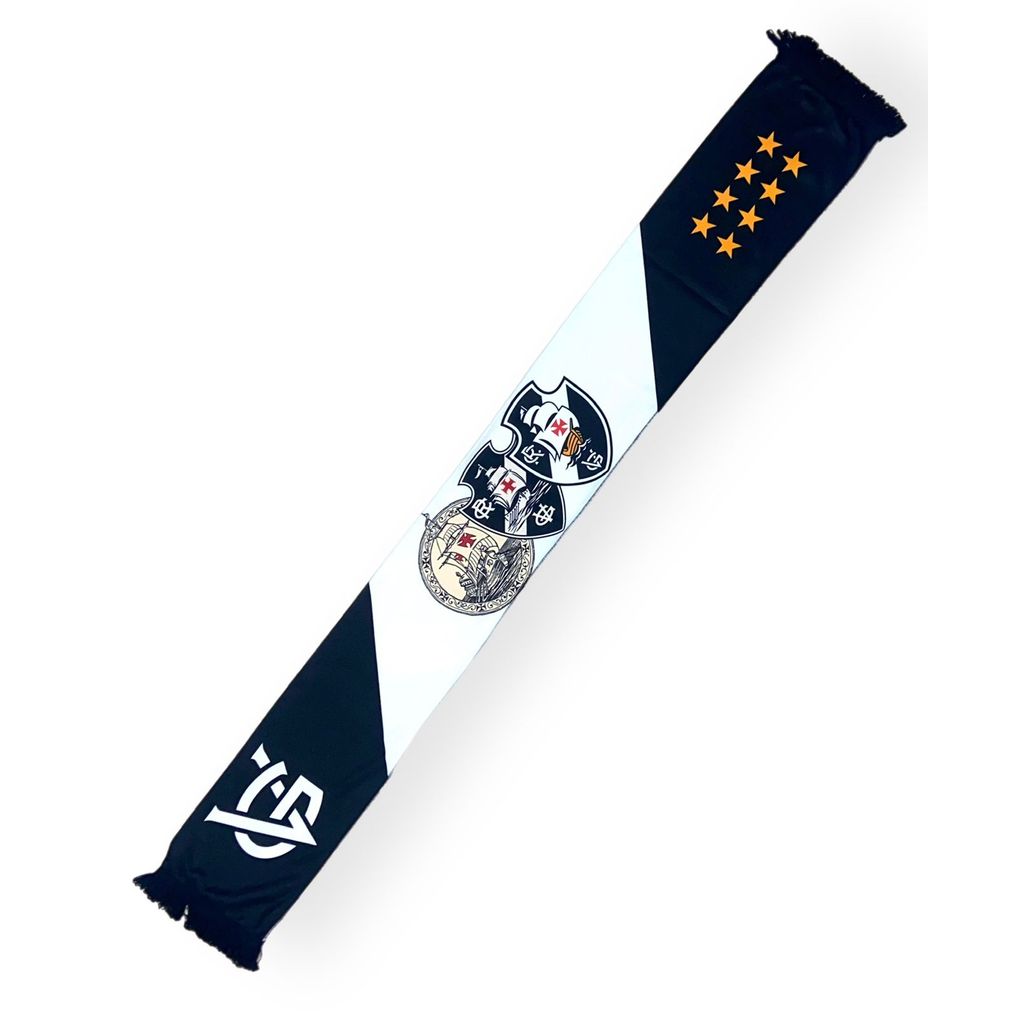 Cachecol Vasco da Gama Dupla Face Mod.02 em Oferta na Shopee