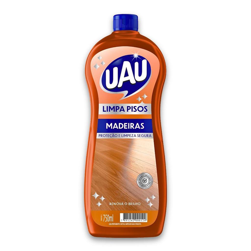 Limpa Pisos UAU Madeira 750ml em Oferta na Shopee