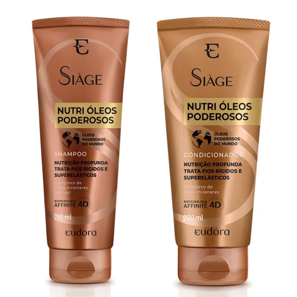 Kit 1 Condicionador Siàge Nutri Óleos Poderosos 200ml