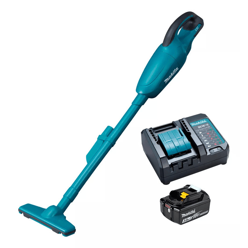 Kit Aspirador de Pó 18V com Bateria e Carregador Makita