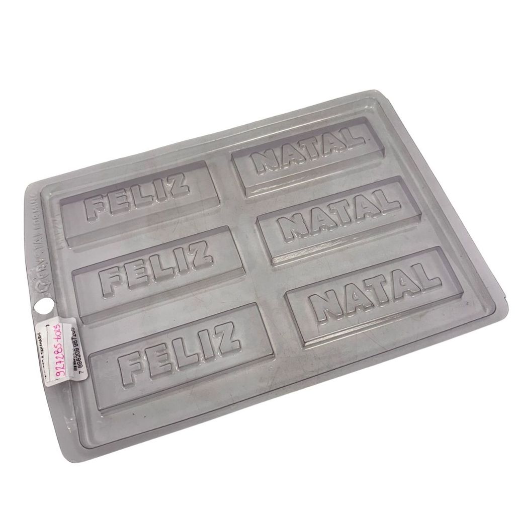 Forma de Acetato Tablete "Feliz Natal" - Ref.6025 - 1 unidade - Rizzo