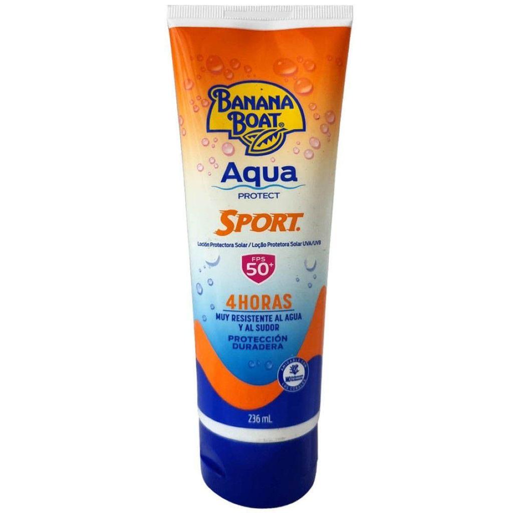 Protetor Bloqueador Filtro Solar Banana Boat Aqua Protect Sport FPS50 236ml