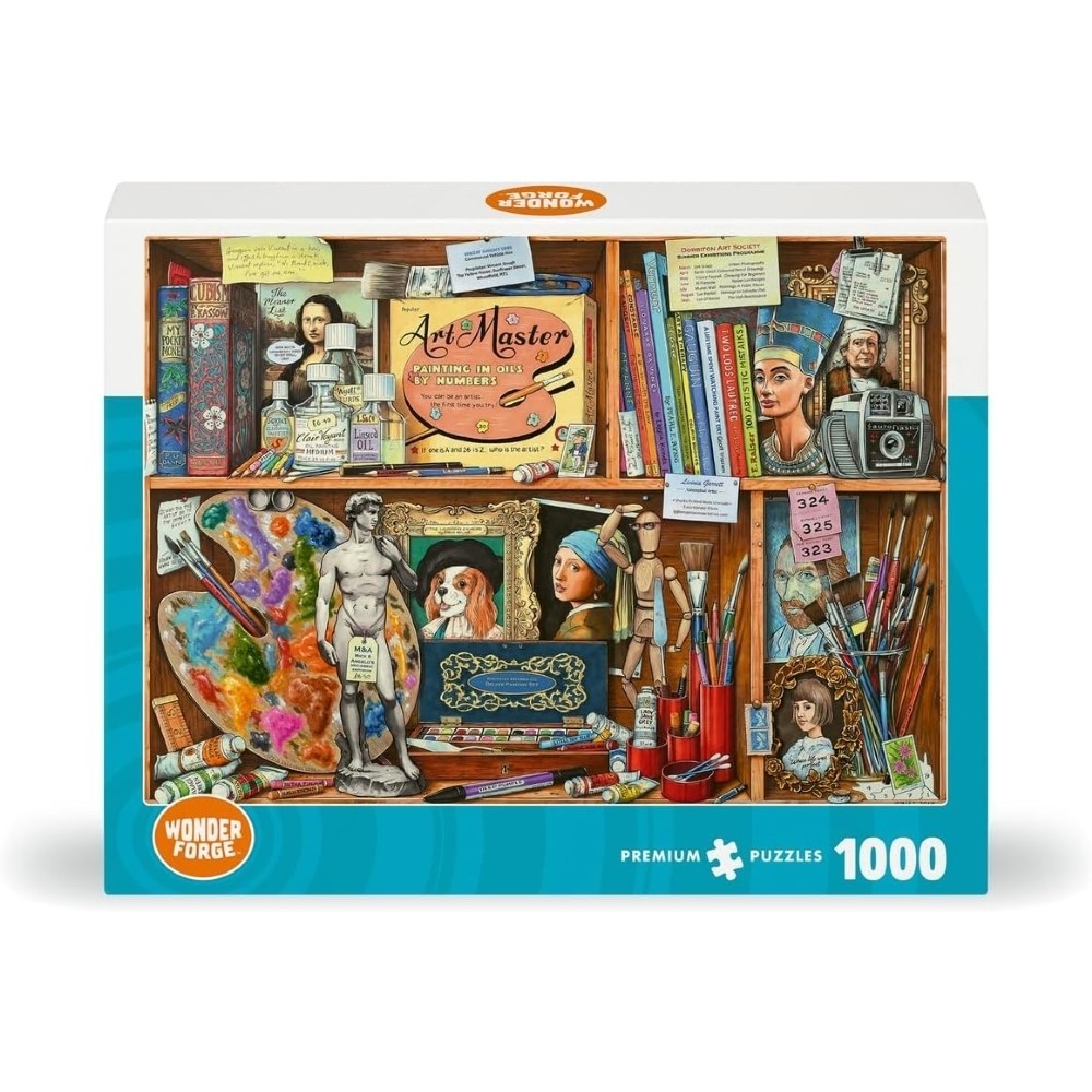 Quebra cabeça Importado Wonder Forge [21250] The Artist's Cabinet - 1000 peças
