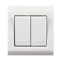 Interruptor Sobrepor Tramontina Lizflex 2 Teclas Simples 10A Branco