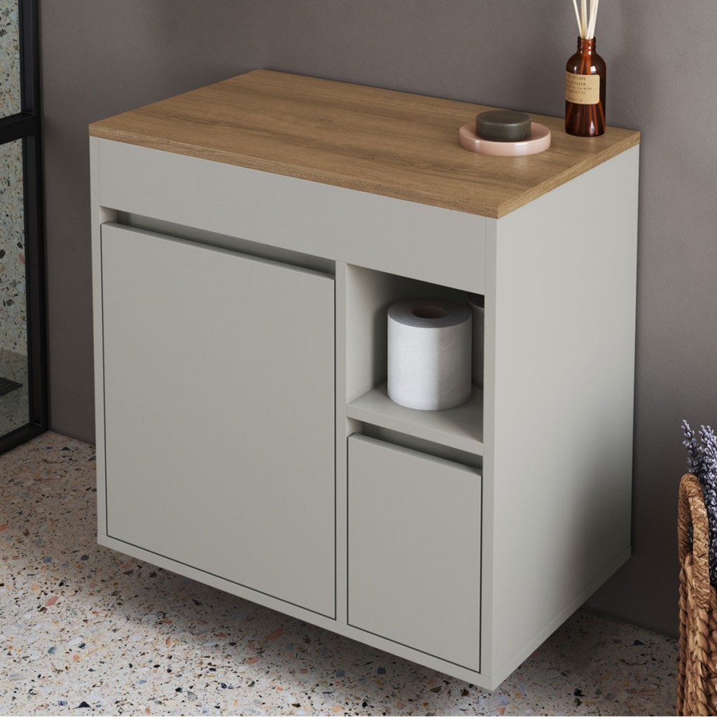 Armário de Banheiro Bangladesh 1 Porta 1 Gaveta - Art In Móveis em Oferta na Shopee