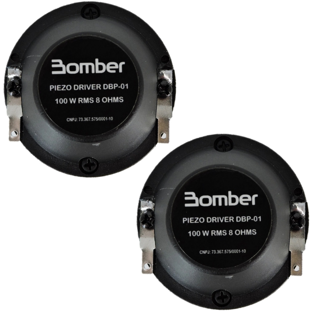 Kit 2 Drivers Bomber DBP01 100W RMS 8 Ohms Alta Eficiência Som Forte e Claro Automotivo Pro Premium em Oferta na Shopee