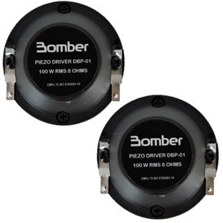 Kit 2 Drivers Bomber DBP01 100W RMS 8 Ohms Alta Eficiência Som Forte e Claro Automotivo Pro Premium em Oferta na Shopee