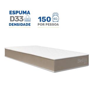 Colchão de Espuma D33 Double Face Belin Solteiro 88cm em Oferta na Shopee