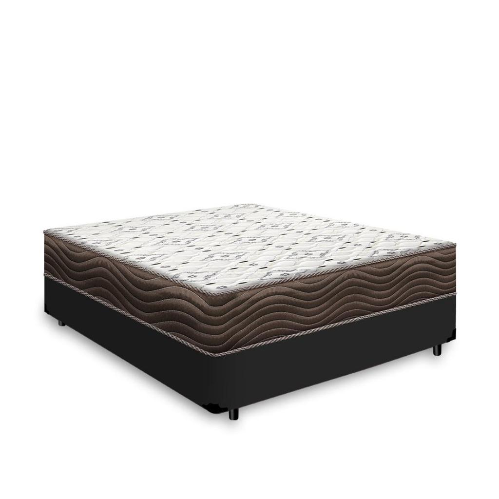 Cama Box com Colchão de Espuma D45 Ortobom Iso 150 Casal 138cm
