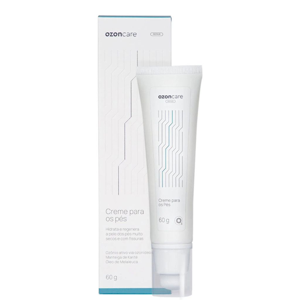 CREME SUPER HIDRATANTE REGENERADOR PARA OS PES 60G OZONIZADO