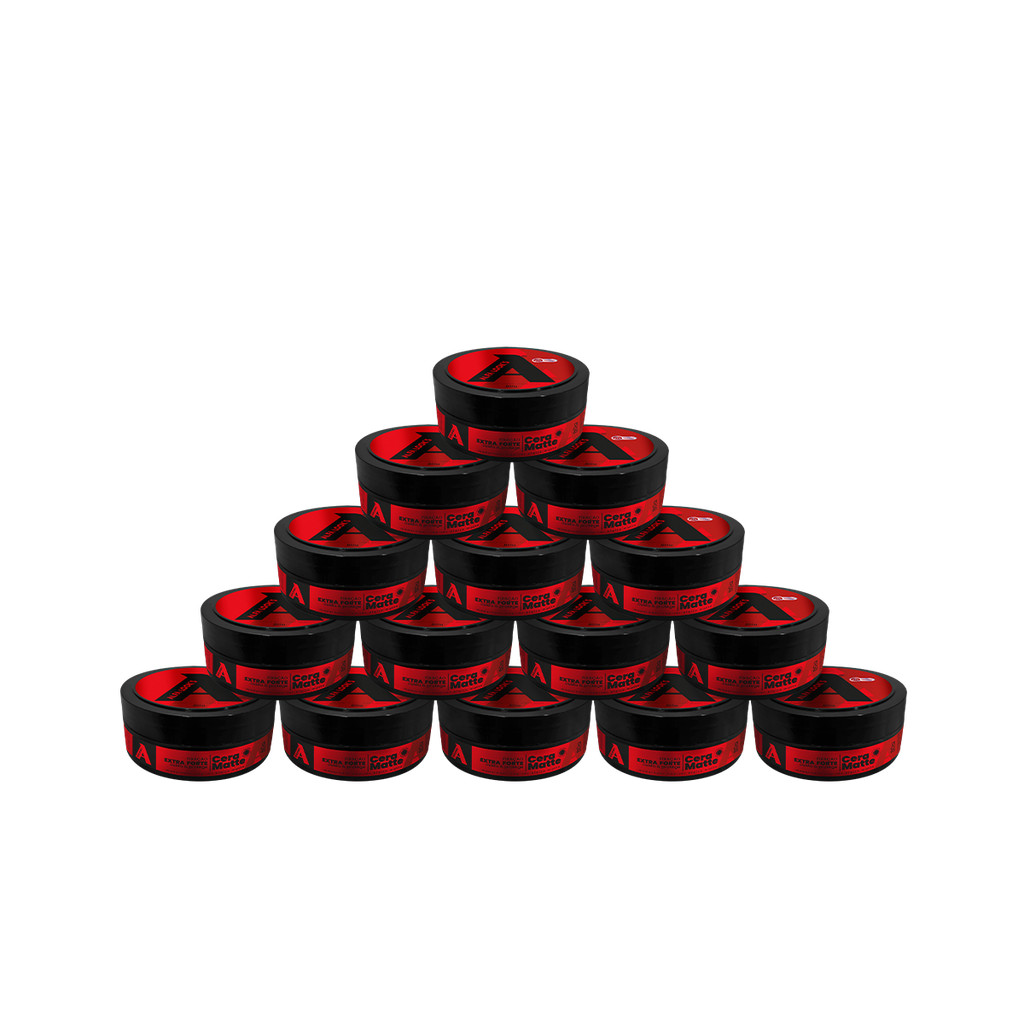 15 UNIDADES CERA MODELADORA EFEITO MATTE 80G ALFA LOOK'S