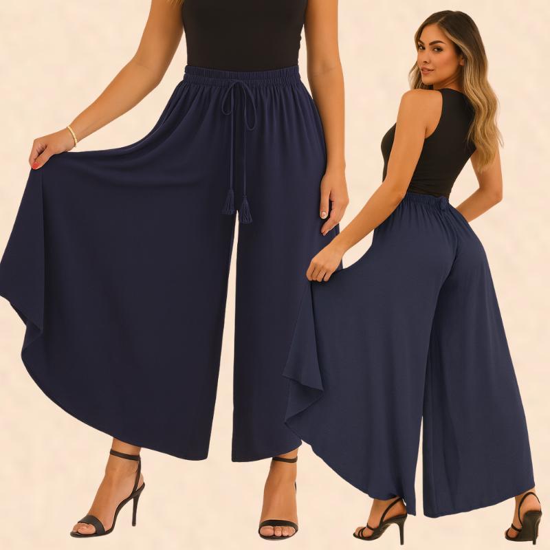 CALÇA PANTALONA FEMININA EVAZÊ GODÊ DUNA CINTURA ALTA COM DETALHE NO CARDARÇO M|G|GG |5088| PRONTA ENTREGA em Oferta na Shopee