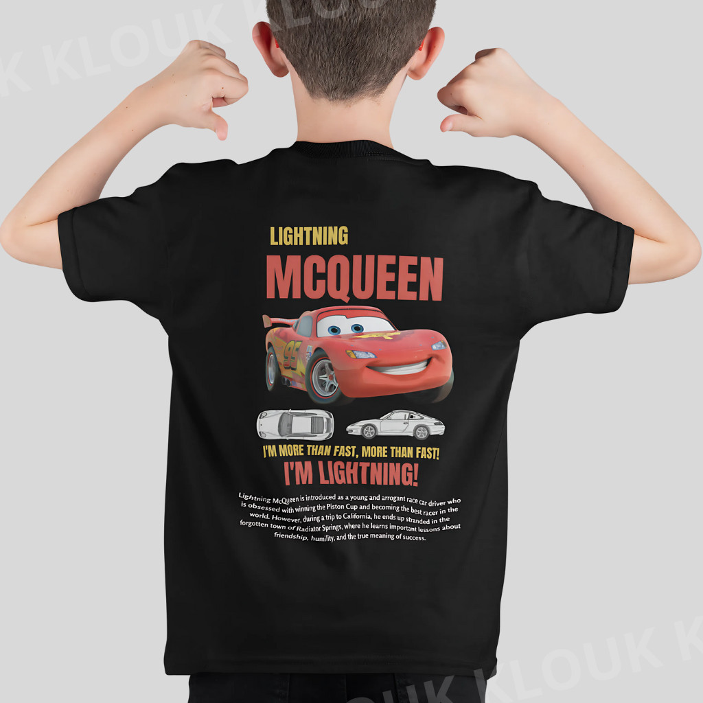 Camiseta Infantil Juvenil McQueen Sally Carros Unissex 100% Algodão