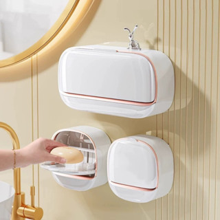 Saboneteira de Parede com Bandeja de Drenagem, Mantém o Sabonete Seco, Suporte de Sabão em Oferta na Shopee