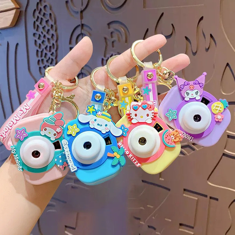 Chaveiro Câmera Kawaii - Pingente Fofo para Mochila, Chaves e Presentes Infantis / Estilo Japonês