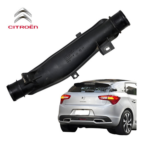 Duto Mangueira Pressão Intercooler 1.6 Thp Ds5 Ds3 2015 2016 Preto