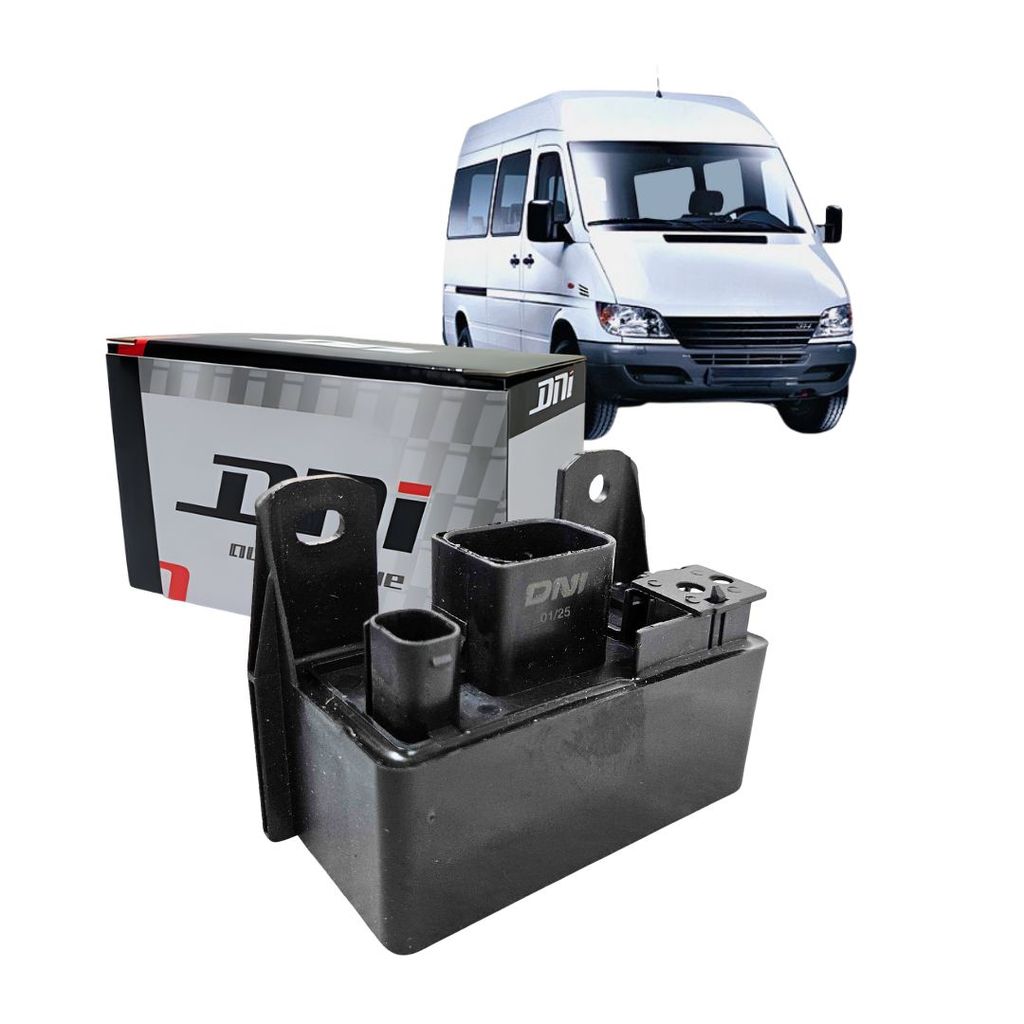 Relé Temporizador do Pré-Aquecimento das Velas para Sprinter 12V 8 Terminais Com Suporte DNI8560