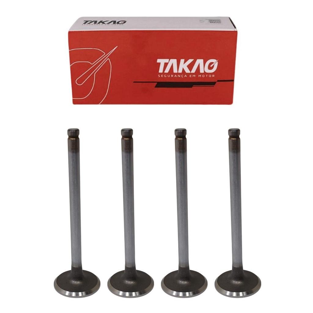 Jogo Valvulas Admissão TAKAO Para Corsa Celta MPFI 1.0 8V De 1996 A 2005