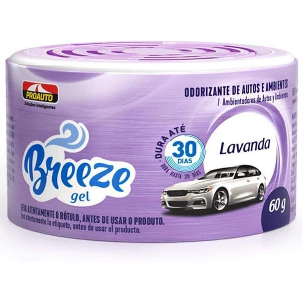 Gel Aromatizante Lavanda 60g ProAuto 1033 em Oferta na Shopee