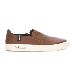 Tênis Coca Cola Philadelphia Leather Marrom Caramelo - Masculino