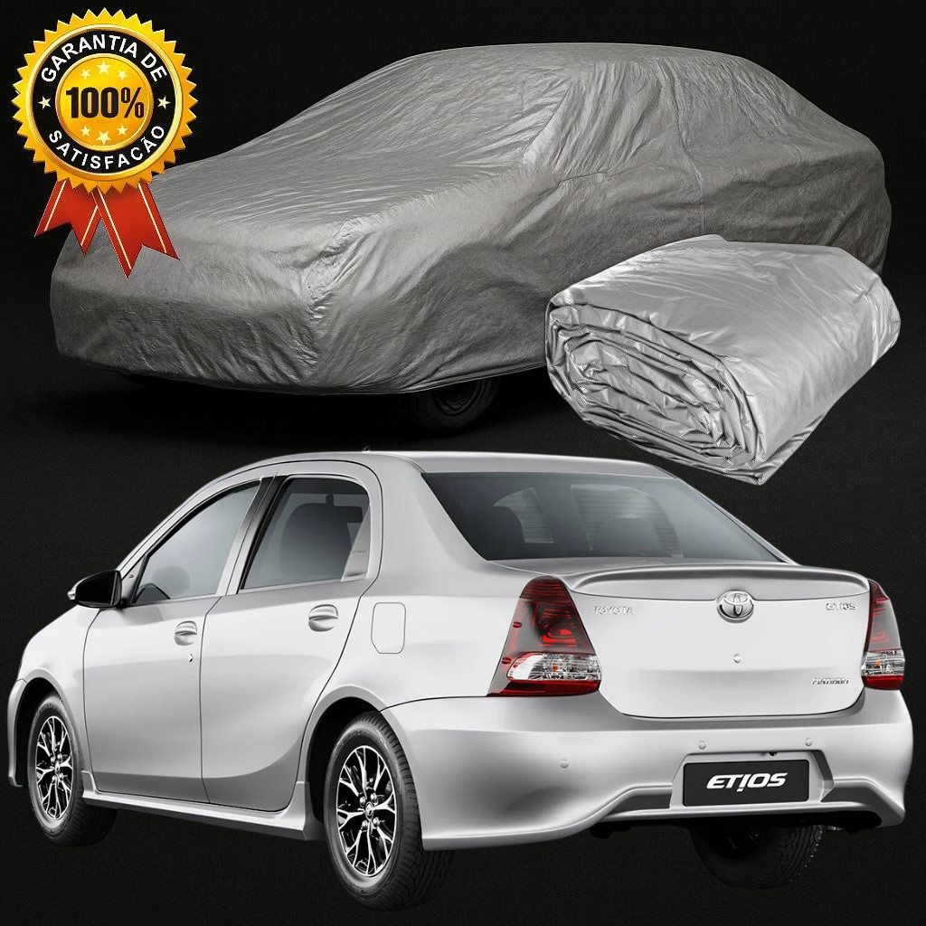 Capa De Cobrir TOYOTA ETIOS SEDAN - 100% Impermeável Com e Sem Forro - ARMADA FORCE