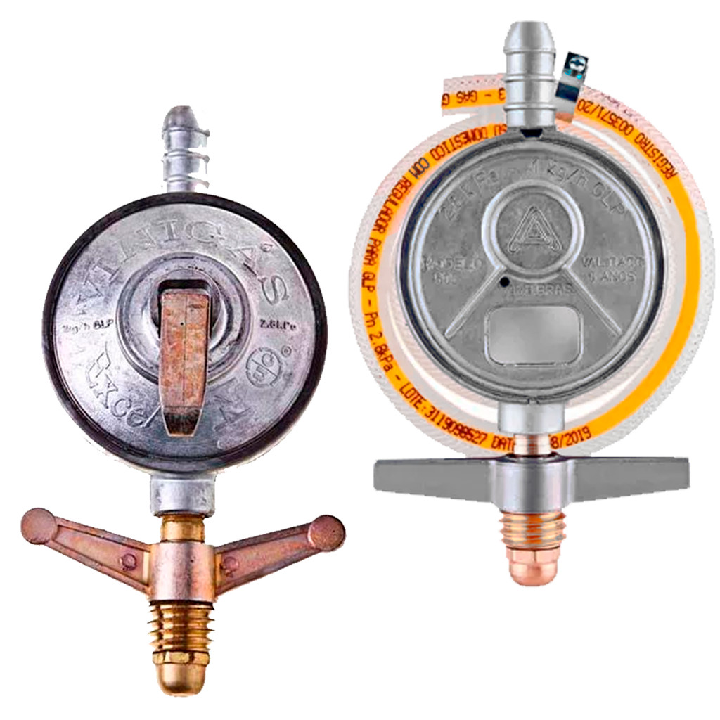 Regulador de Gás 1Kg Baixa Pressão Vinigás – Com ou Sem Mangueira em Oferta na Shopee