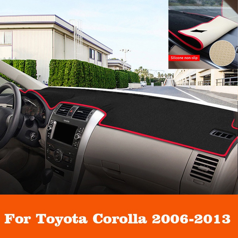 Esteir Painel Anti-UV Antiderrapante Toyota Corolla E140 E150 2006-2013