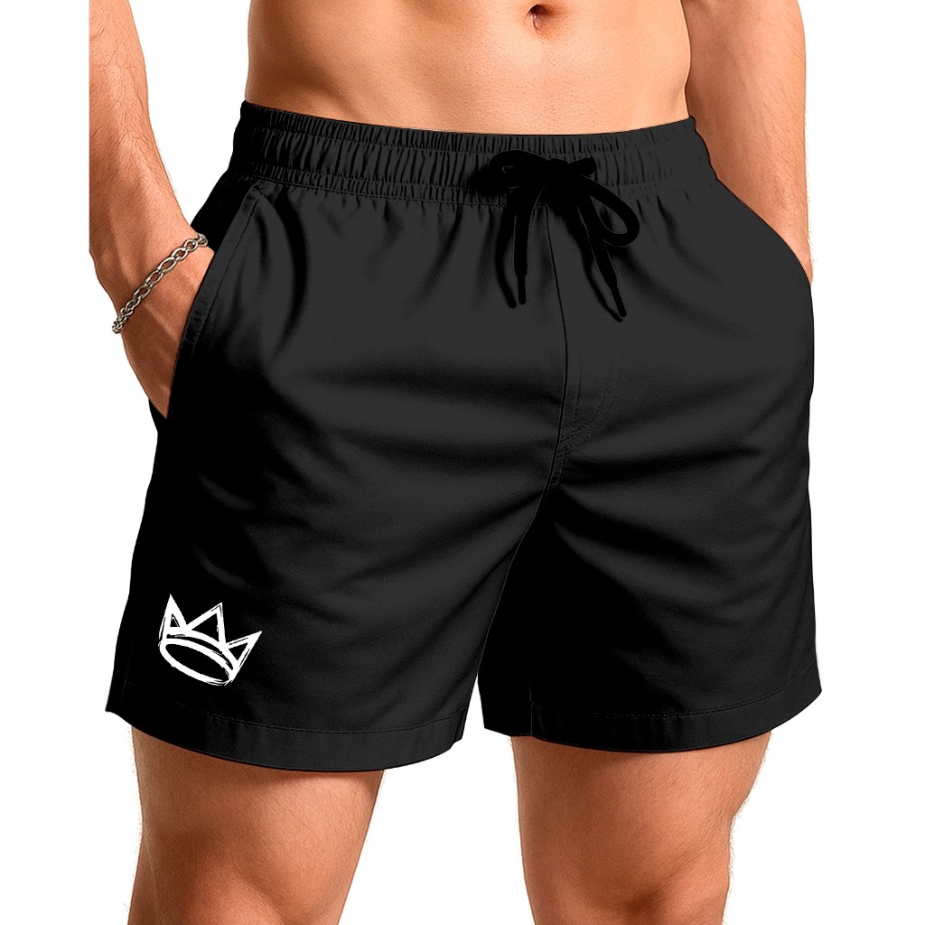 Bermuda Tactel Short Mauricinho Masculino Coroa Academia Corrida Treino
