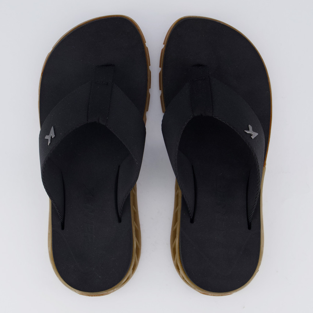Chinelo Kenner Rakka Preto e Marrom em Oferta na Shopee