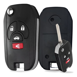 Chave Canivete Oca Alarme Nissan Versa Sentra March 4 Botoes