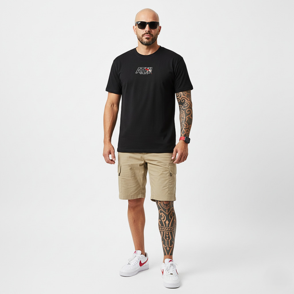 Camiseta Masculina Algodão Premium BASE Jumping Wingsuit Menegotti N°15