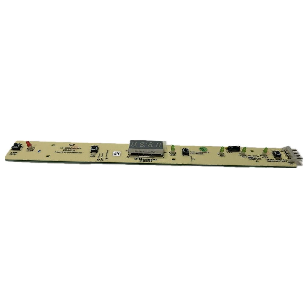 PAINEL ELETRONICO GELADEIRA ELECTROLUX DF43 DF48 DFW48 64800224 ORIGINAL