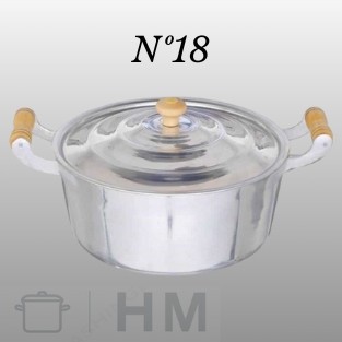 Panela Caçarola N°18 em Alumínio batido fundido grosso 1,6 Litros Cozinha LINHA/PREMIUM em Oferta na Shopee