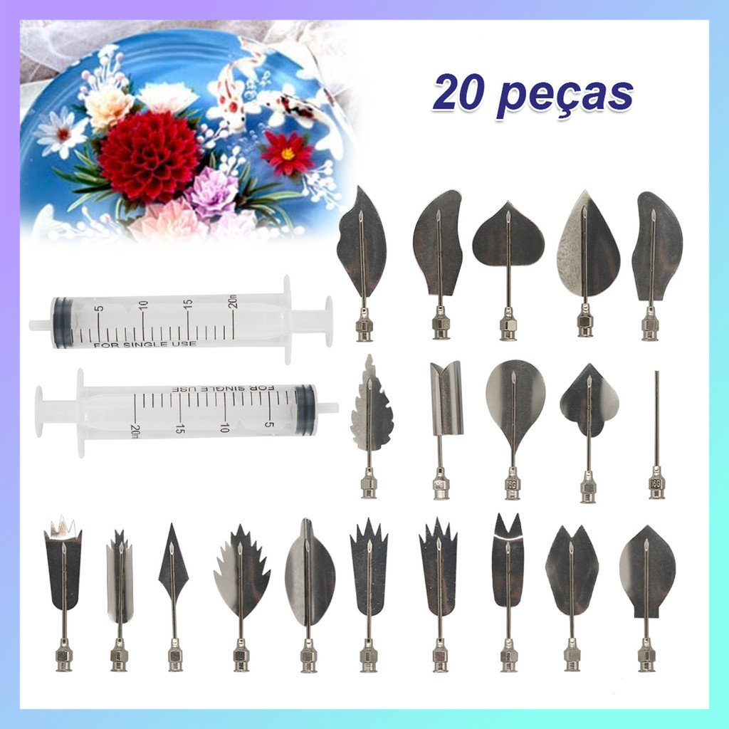 Conjunto de arte gelatinosa, conjunto de 22 peças, pudim 3D, ferramenta para decoração de bolo, faça você mesmo, com ser
