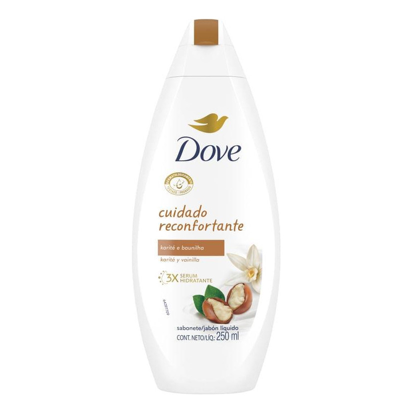 Sabonete Líquido Dove Karité & Baunilha 250ml em Oferta na Shopee